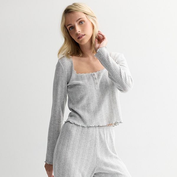 Длинный рукав для отдыха с ажурной вязкой Pink Republic, Light Heather Grey
Длинный рукав для отдыха с ажурной вязкой Pink Republic, Light Heather Grey