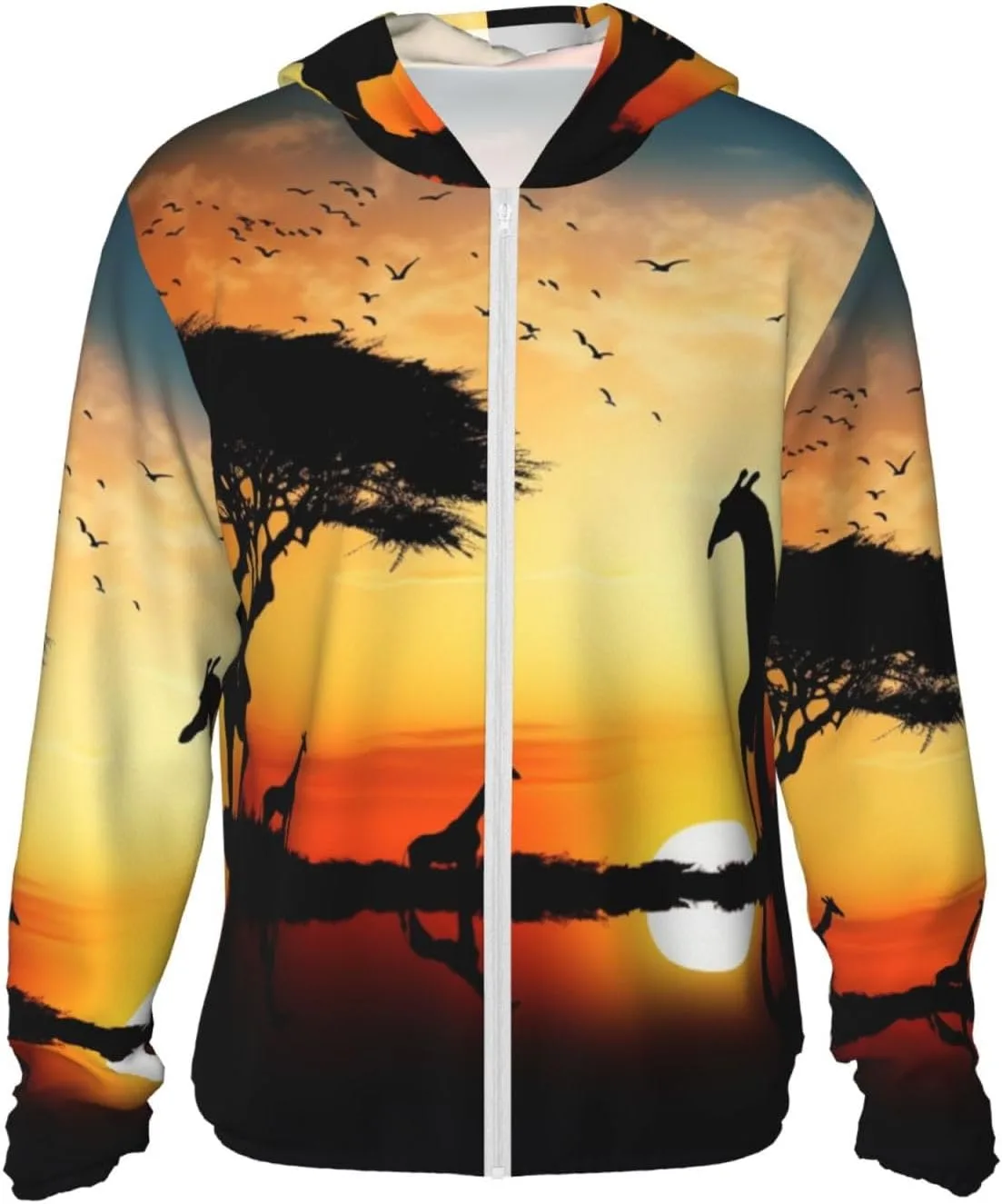 Мужская толстовка с защитой от солнца UPF 50+ Giraffe Sunset DWVTSLH
Мужская толстовка с защитой от солнца UPF 50+ Giraffe Sunset DWVTSLH