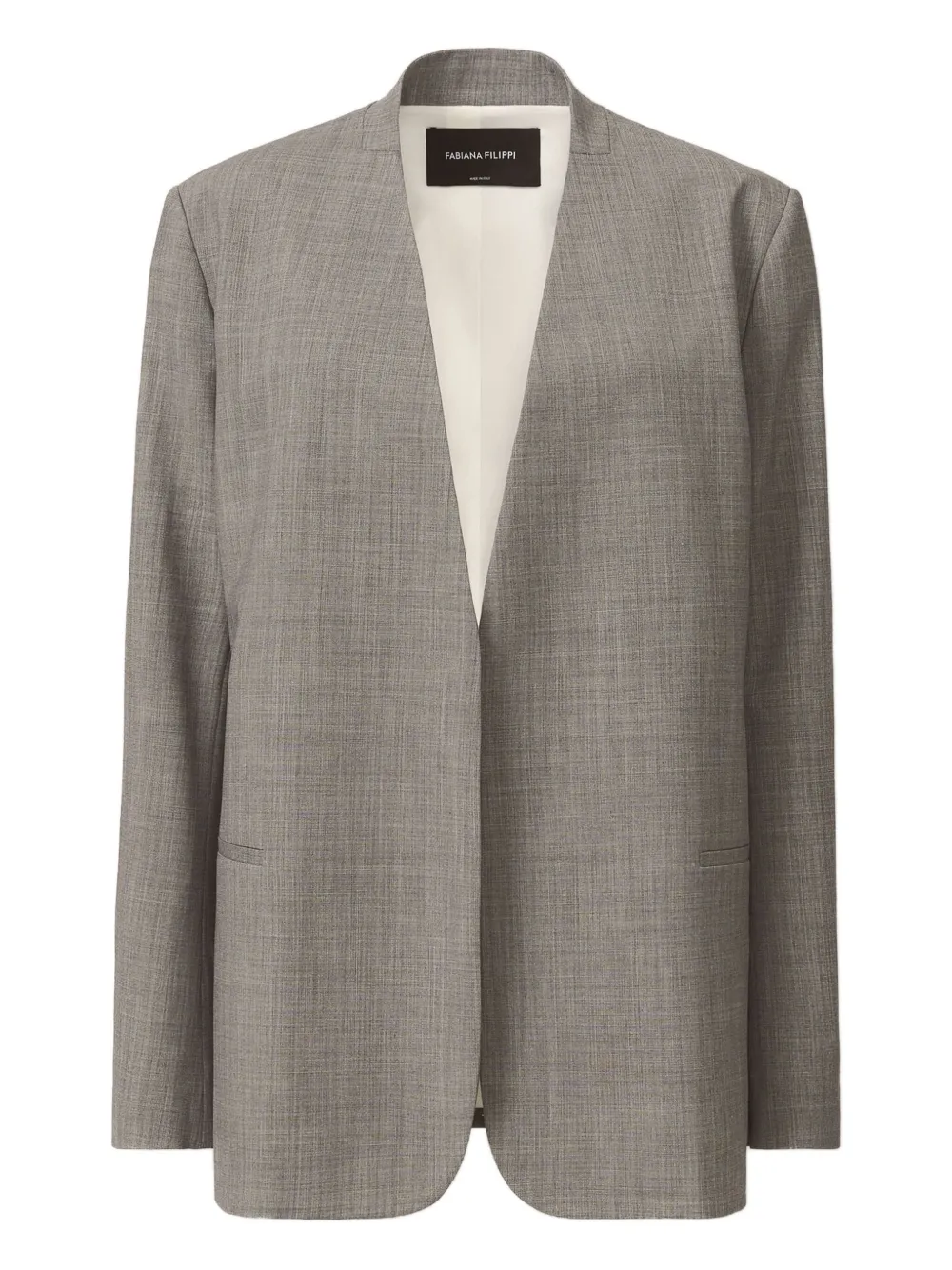 Жакет с V-образным вырезом и поясом Fabiana Filippi
Жакет с V-образным вырезом и поясом Fabiana Filippi