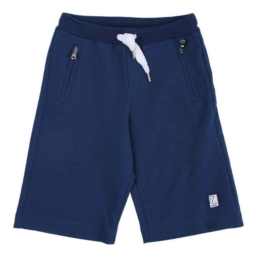 Синие хлопковые шорты с логотипом Lanvin, синий
Синие хлопковые шорты с логотипом Lanvin, синий