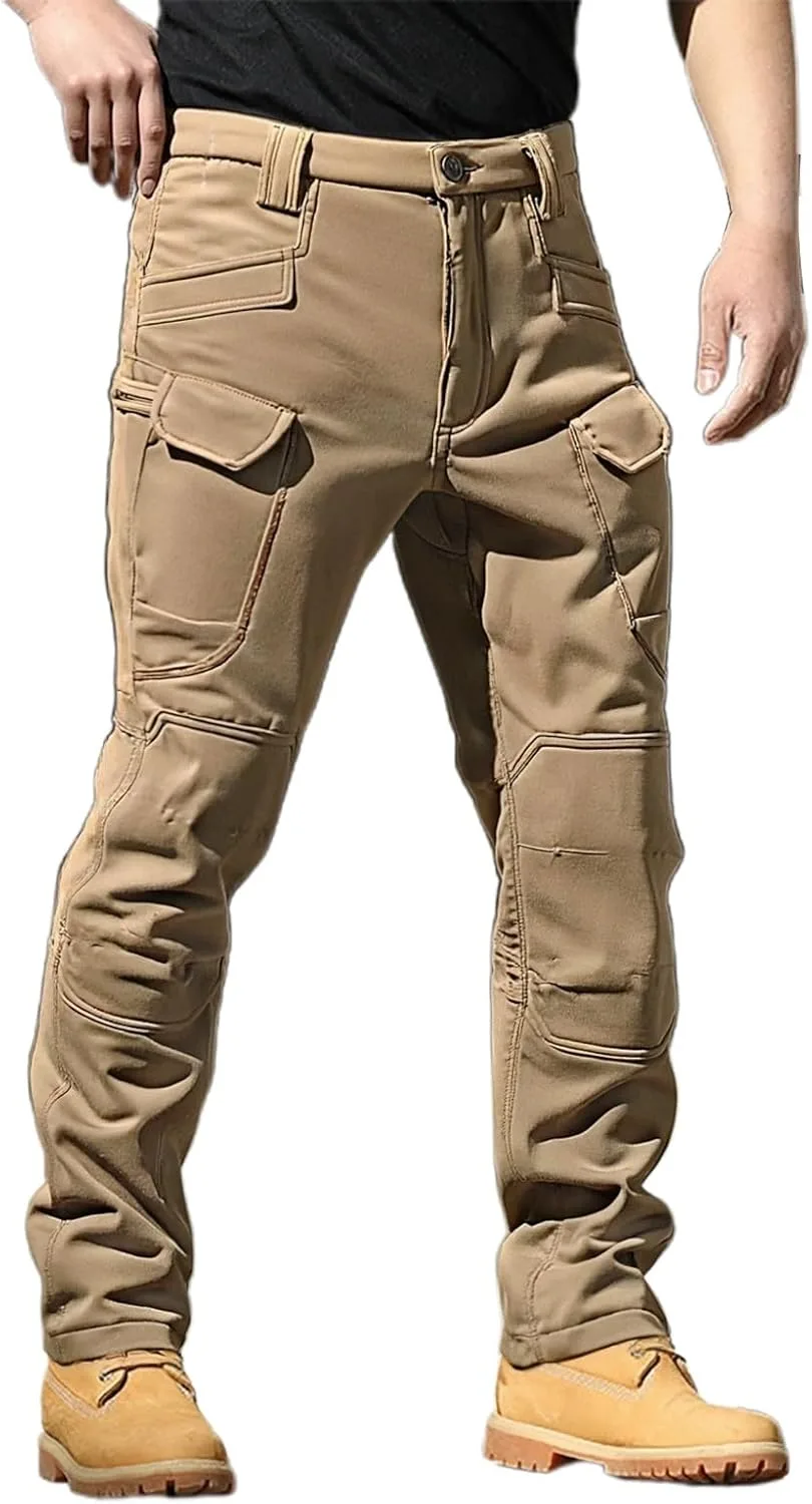 Тактические штаны для мужчин Fleece Slim Fit Straight Leg Cargo с множеством карманов
Тактические штаны для мужчин Fleece Slim Fit Straight Leg Cargo с множеством карманов