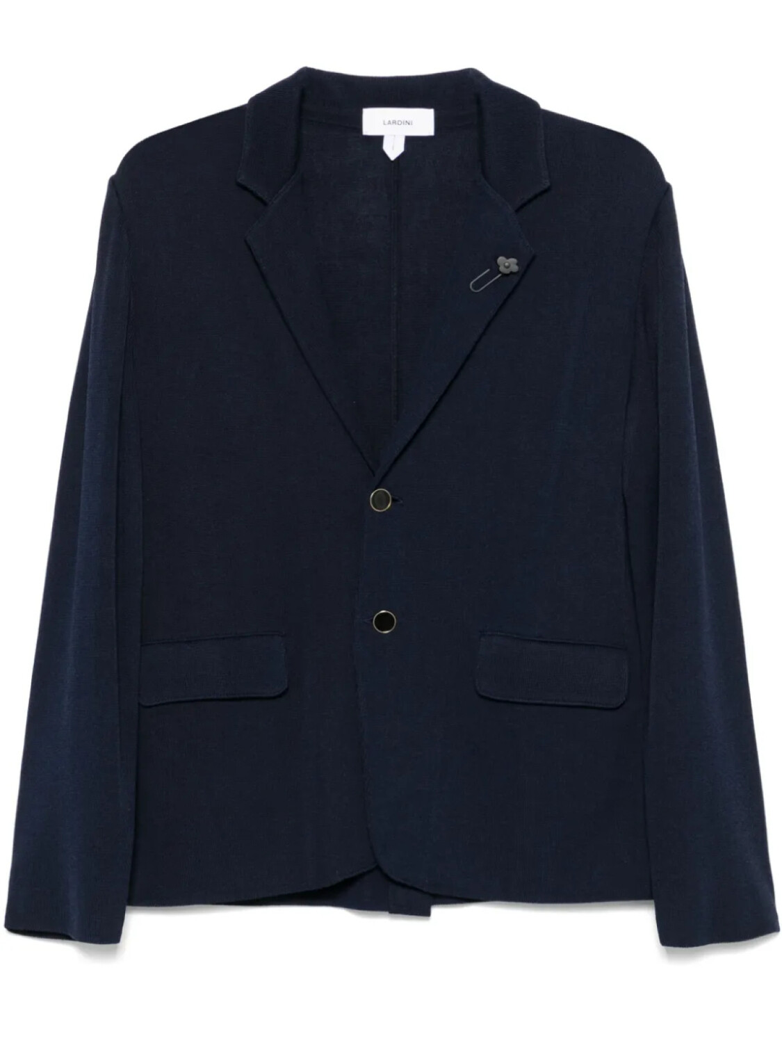 Блейзер с брошью Lardini, синий
Блейзер с брошью Lardini, синий