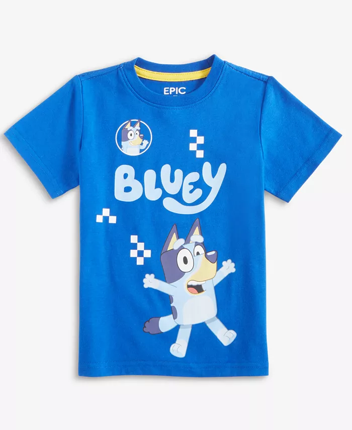 Футболка для мальчиков 2T-4T с принтом Bluey Epic Threads, синий
Футболка для мальчиков 2T-4T с принтом Bluey Epic Threads, синий