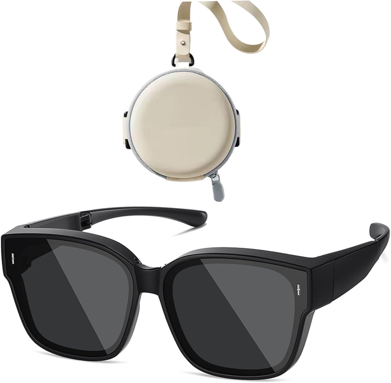 Солнцезащитные очки, надеваемые поверх обычных очков, с защитой от УФ-излучения, складные, легкие, нескользящие, для прогулок, вождения, путешествий, рыбалки, стильные NIDONE
Солнцезащитные очки, надеваемые поверх обычных очков, с защитой от УФ-излучения, складные, легкие, нескользящие, для прогулок, вождения, путешествий, рыбалки, стильные NIDONE