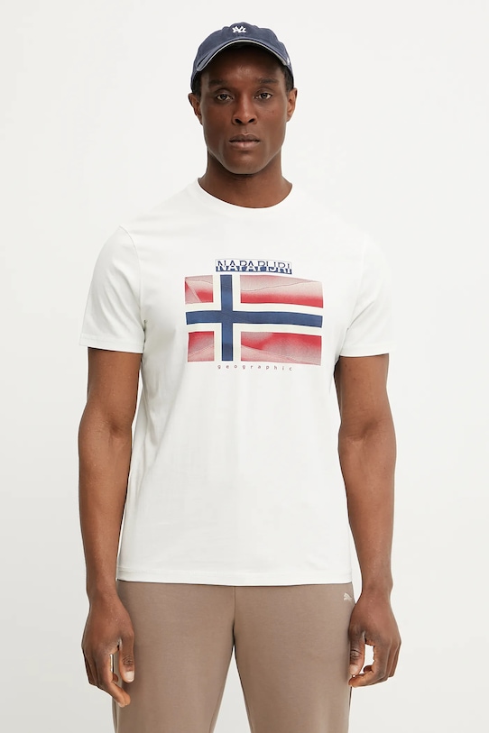 Хлопковая футболка S-Lari Napapijri, белый
Хлопковая футболка S-Lari Napapijri, белый