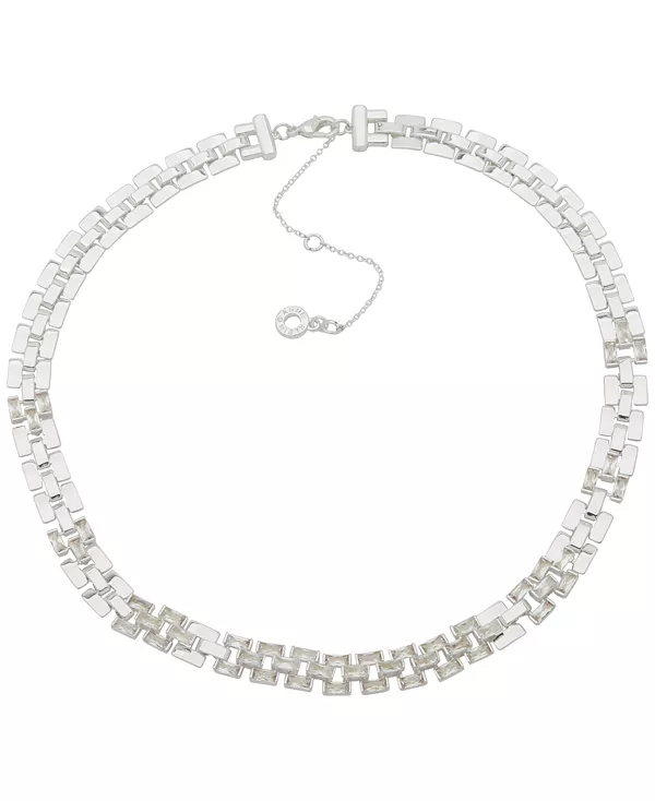 Ожерелье из цепочки с кубическим цирконием огранки «багет» Anne Klein, crystal
Ожерелье из цепочки с кубическим цирконием огранки «багет» Anne Klein, crystal