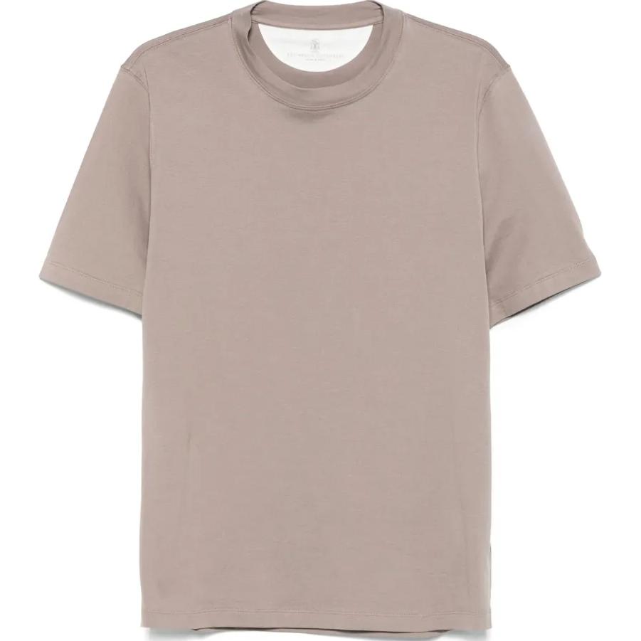 Хлопковая футболка Brunello Cucinelli, нейтральный
Хлопковая футболка Brunello Cucinelli, нейтральный