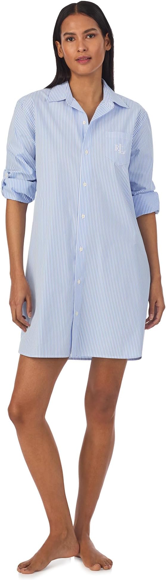 Ночная рубашка Lauren Ralph Lauren Long Sleeve Roll Tab His Shirt Sleepshirt, цвет Blue Stripe
Ночная рубашка Lauren Ralph Lauren Long Sleeve Roll Tab His Shirt Sleepshirt, цвет Blue Stripe