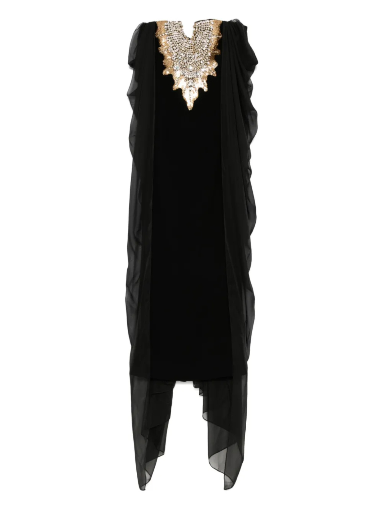 JEAN-LOUIS SABAJI декорированное платье макси, черный
JEAN-LOUIS SABAJI декорированное платье макси, черный