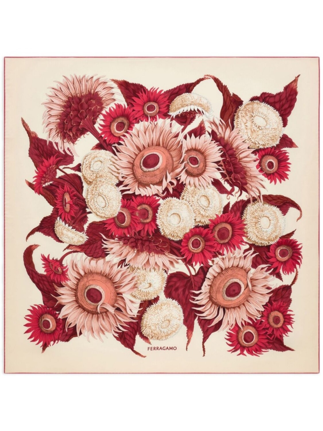 Шелковый шарф с принтом подсолнухов Ferragamo, нейтральный цвет
Шелковый шарф с принтом подсолнухов Ferragamo, нейтральный цвет