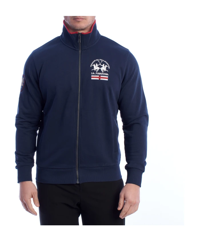 Толстовка на молнии с классическим дизайном La Martina, синий
Толстовка на молнии с классическим дизайном La Martina, синий