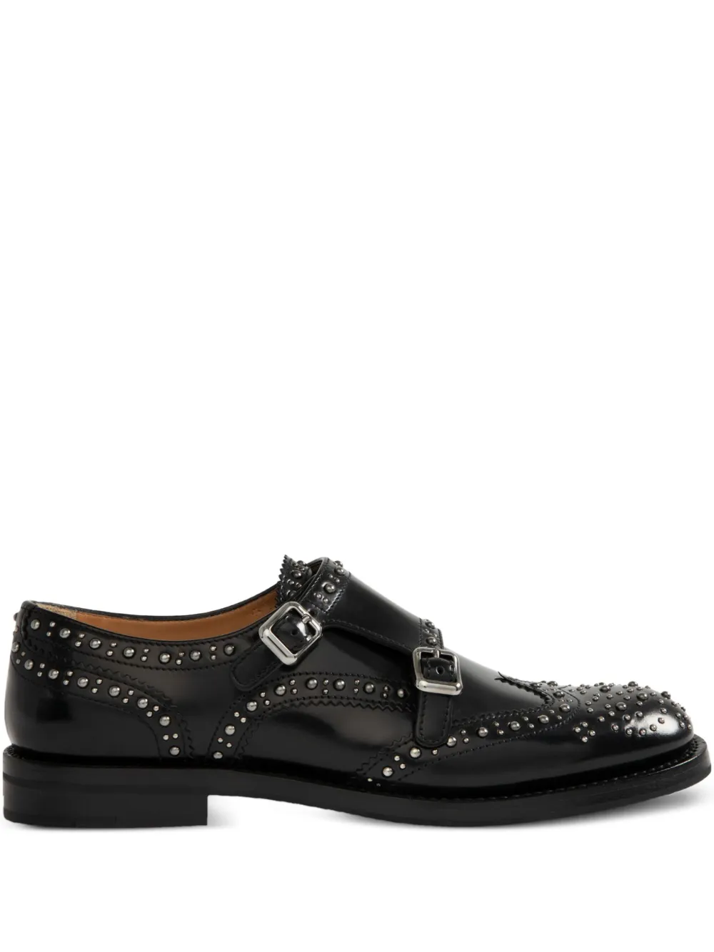 Туфли-монки с заклепками Church's, черный
Туфли-монки с заклепками Church's, черный