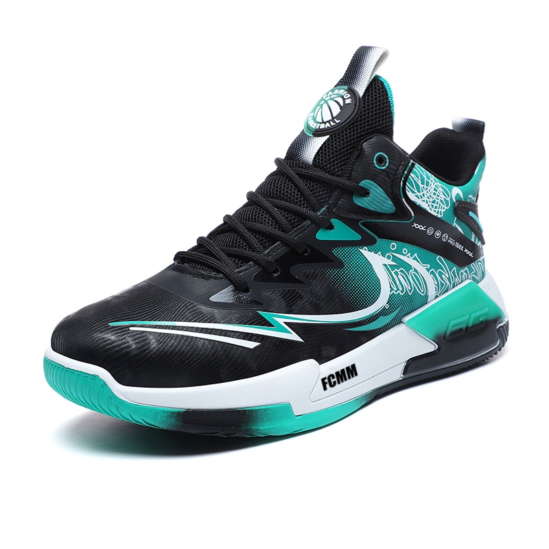 Баскетбольные кроссовки детские, противоскользящие, износостойкие, с амортизацией FCMM, черный/зеленый
Баскетбольные кроссовки детские, противоскользящие, износостойкие, с амортизацией FCMM, черный/зеленый