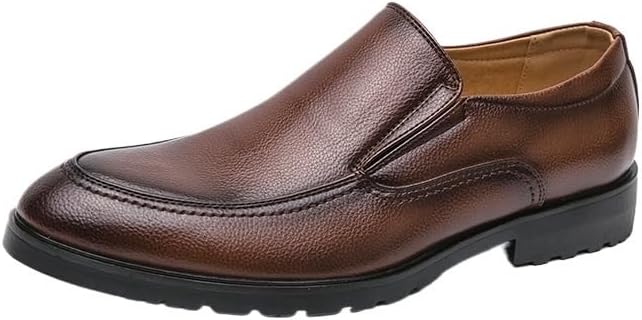 Мужские повседневные кожаные туфли, деловые кожаные оксфорды-лоферы, с проскальзанием, с остроконечным носком, дышащие, для вождения, комфортные, для вечеринок и свадеб Zestrelax, коричневый
Мужские повседневные кожаные туфли, деловые кожаные оксфорды-лоферы, с проскальзанием, с остроконечным носком, дышащие, для вождения, комфортные, для вечеринок и свадеб Zestrelax, коричневый