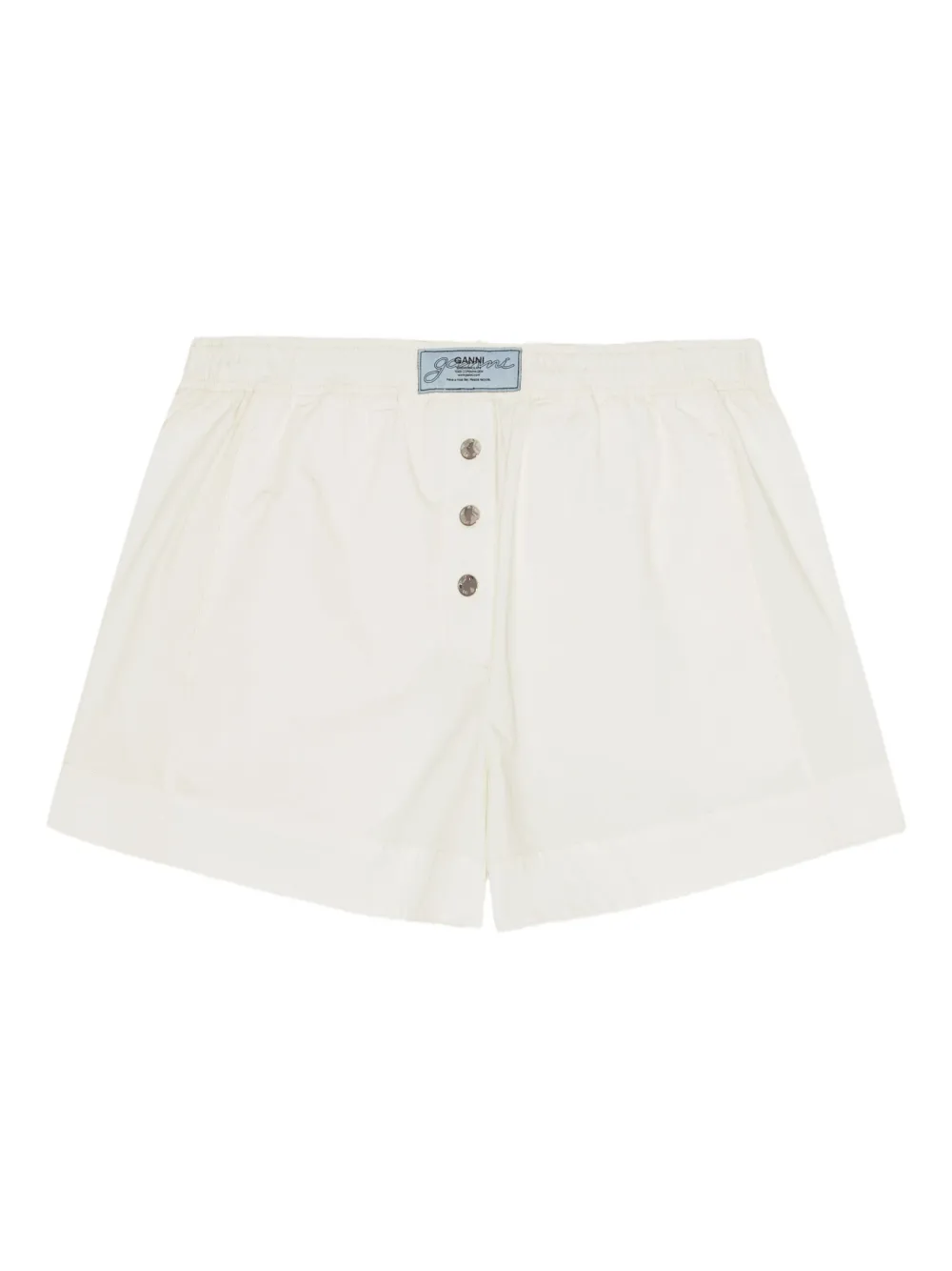 Шорты с нашивкой-логотипом GANNI, белый
Шорты с нашивкой-логотипом GANNI, белый