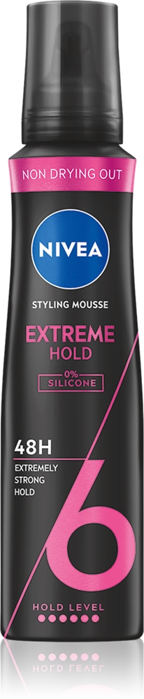 Мусс для укладки волос экстремальной фиксации Nivea, 150 мл
Мусс для укладки волос экстремальной фиксации Nivea, 150 мл