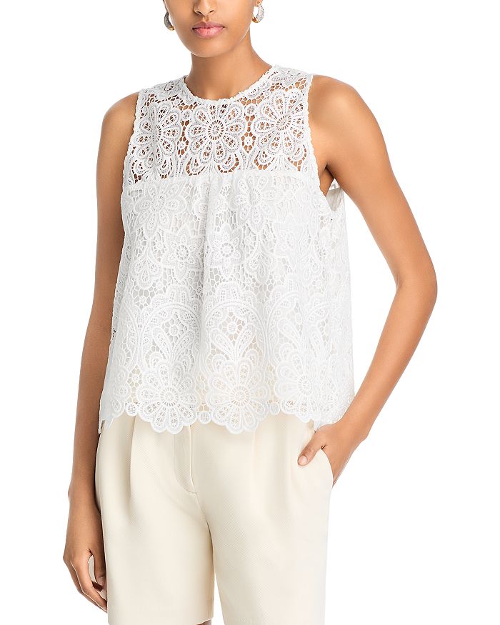 Кружевной топ-майка Swing - эксклюзив AQUA, белый
Кружевной топ-майка Swing - эксклюзив AQUA, белый
