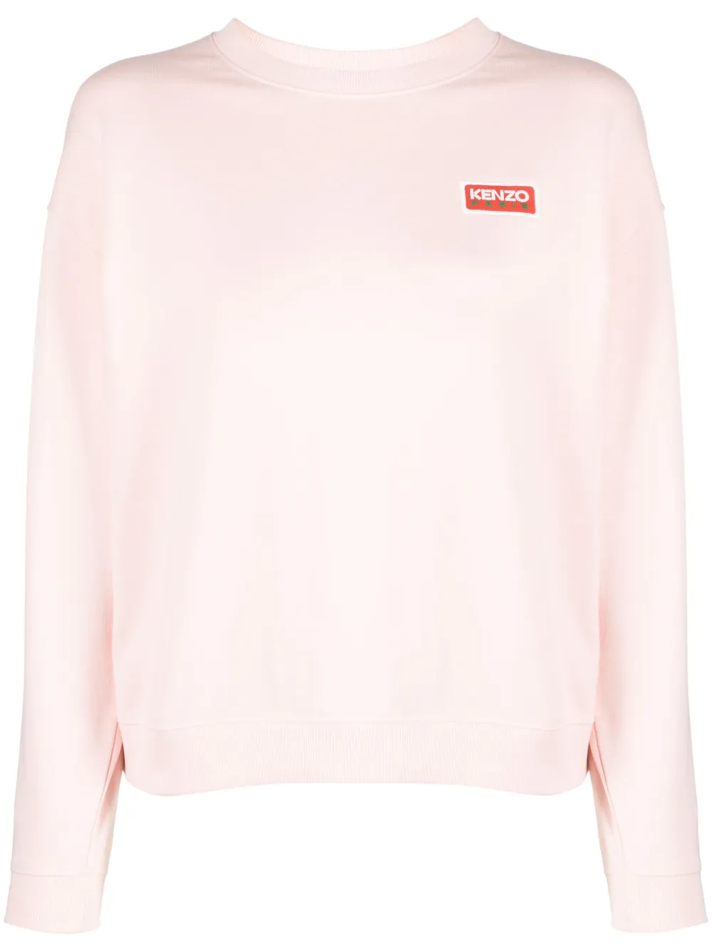 Толстовка с вышитым логотипом KENZO, розовый 
Толстовка с вышитым логотипом KENZO, розовый
