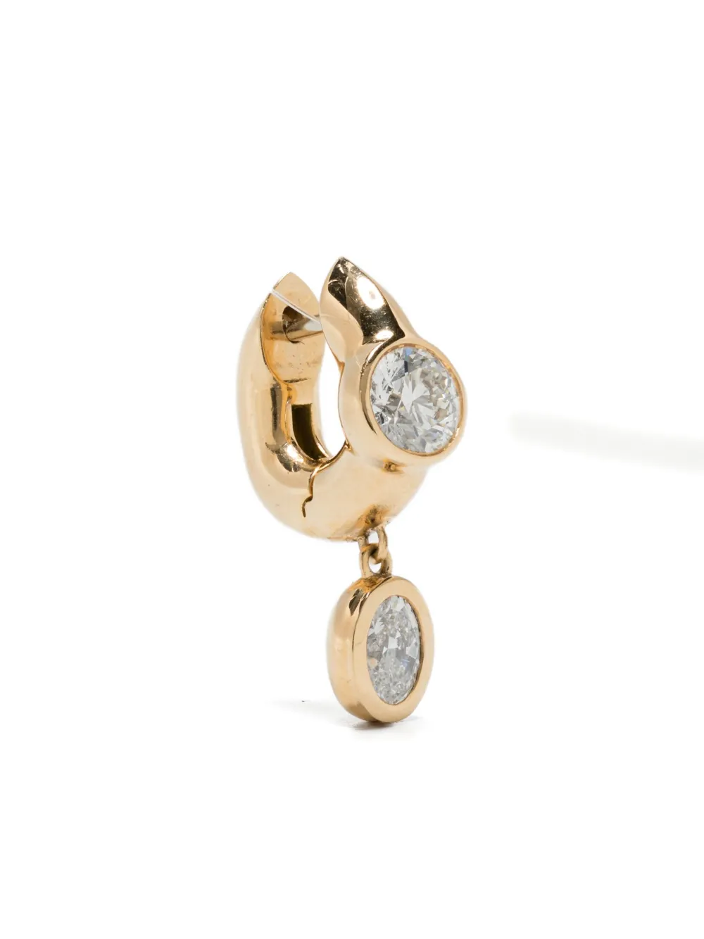 18-каратные серьги-кольца Tusk из желтого золота Uniform Object, золотой
18-каратные серьги-кольца Tusk из желтого золота Uniform Object, золотой