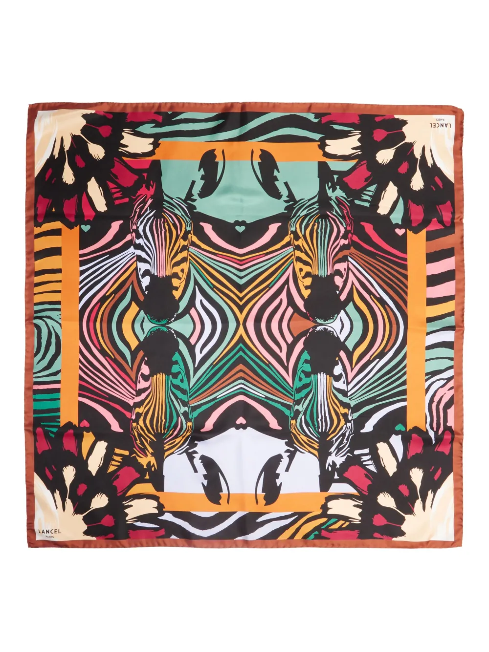 Шелковый шарф Zebra Mania Lancel, черный
Шелковый шарф Zebra Mania Lancel, черный