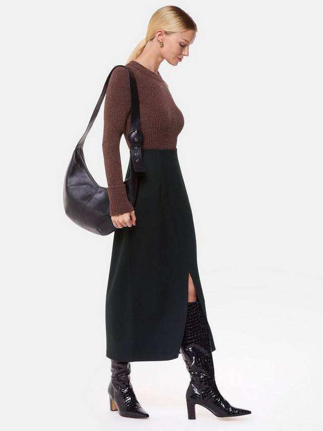 Прямая юбка из ткани понте Whistles, Black
Прямая юбка из ткани понте Whistles, Black