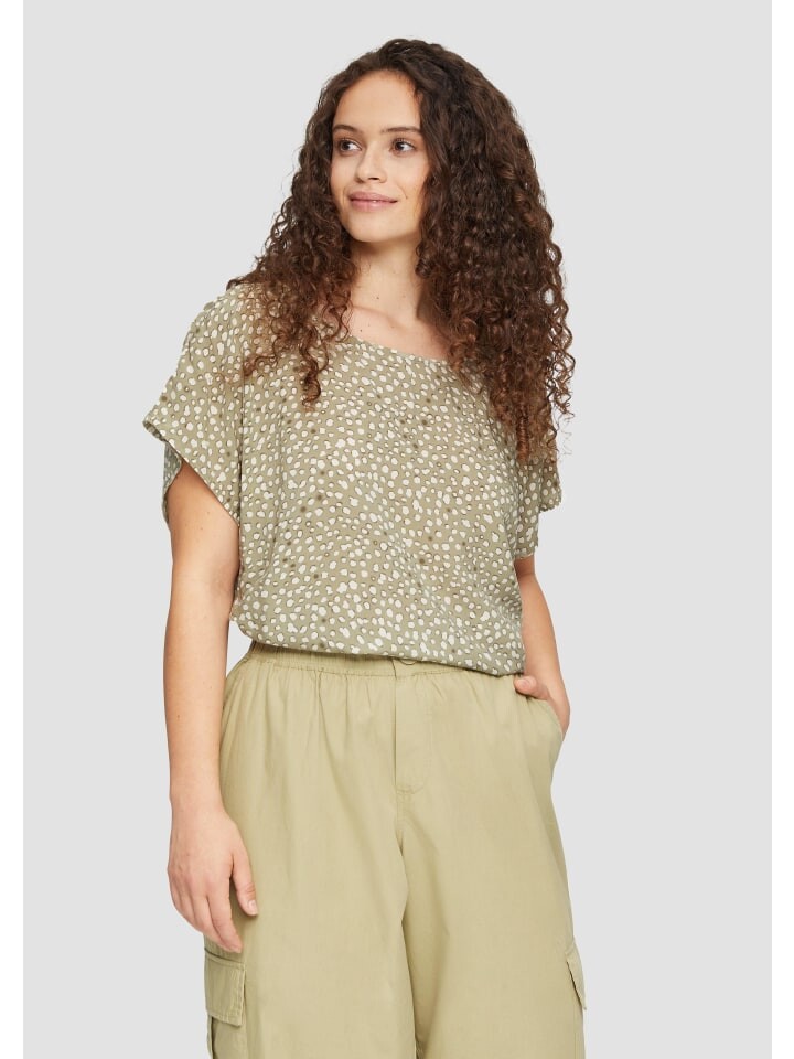 Блуза QS kurzarm, оливковый 
Блуза QS kurzarm, оливковый