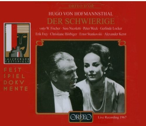 CD диск Hofmannsthal / Fischer / Nicoletti / Steinboeck: Der Schwierige
CD диск Hofmannsthal / Fischer / Nicoletti / Steinboeck: Der Schwierige