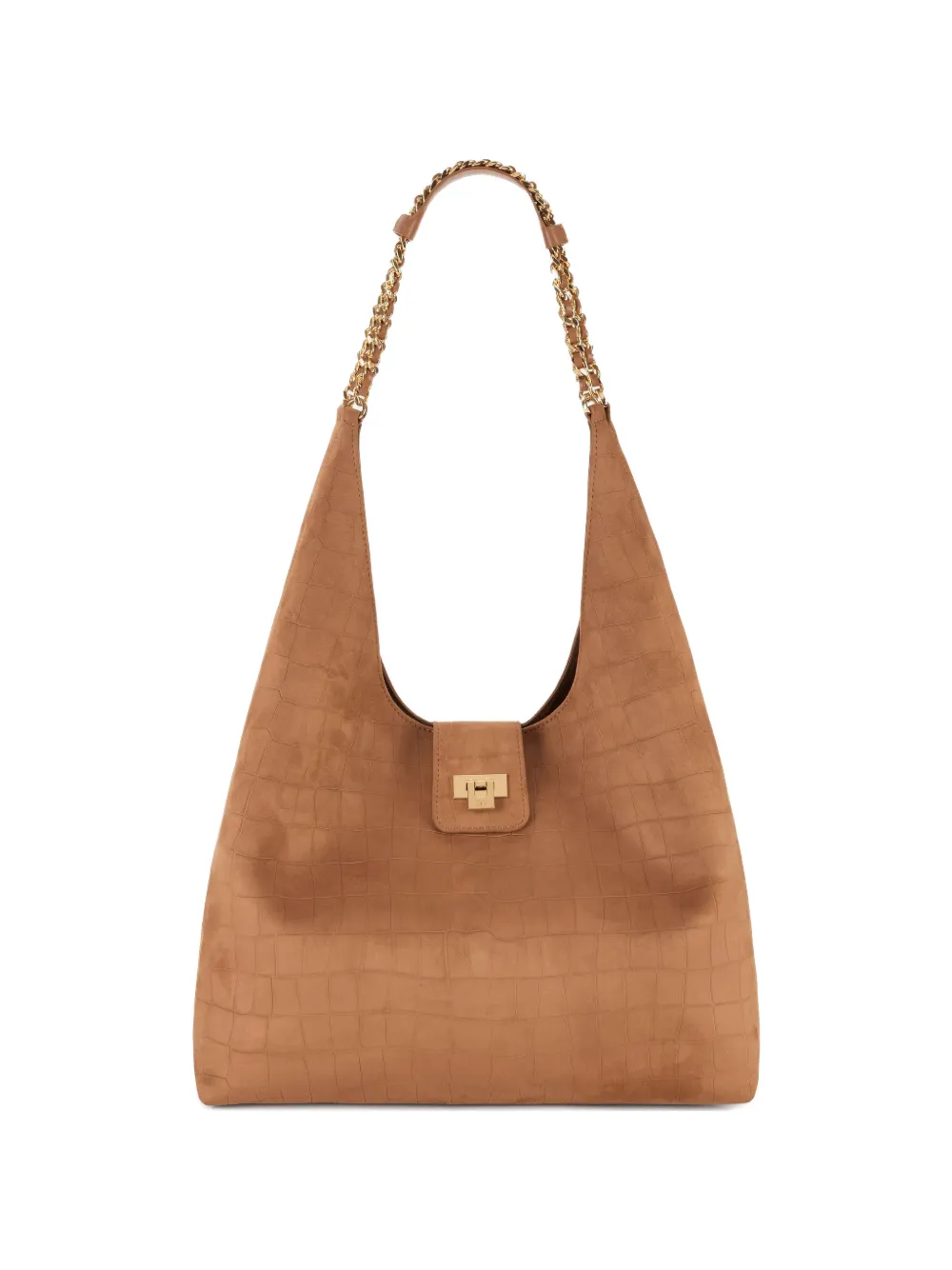 Сумка на плечо с тиснением и цепочкой Elisabetta Franchi, коричневый
Сумка на плечо с тиснением и цепочкой Elisabetta Franchi, коричневый