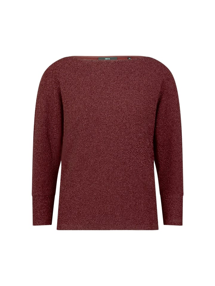 Zero Футболка с блестками и вырезом-лодочкой цвета Каберне
Zero Футболка с блестками и вырезом-лодочкой цвета Каберне