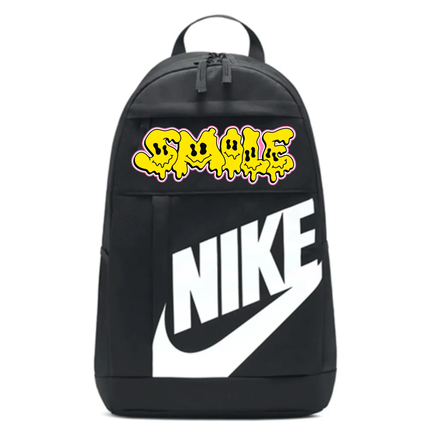 Элементальный тканевый рюкзак унисекс Black Nike, Smiley Face
Элементальный тканевый рюкзак унисекс Black Nike, Smiley Face