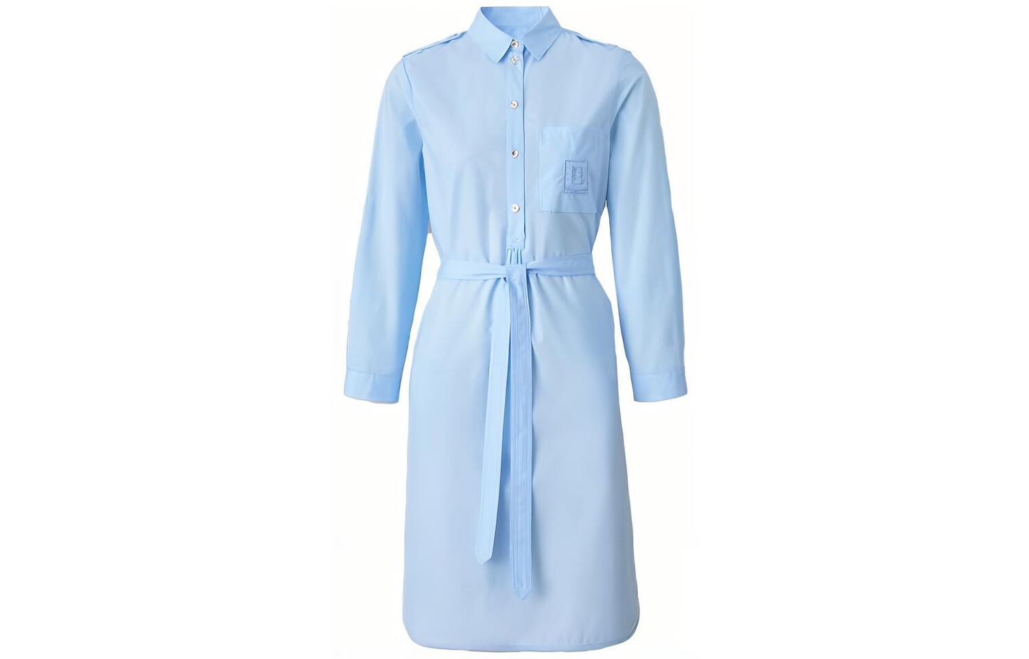 Платье Burberry с длинными рукавами, светло-голубой
Платье Burberry с длинными рукавами, светло-голубой