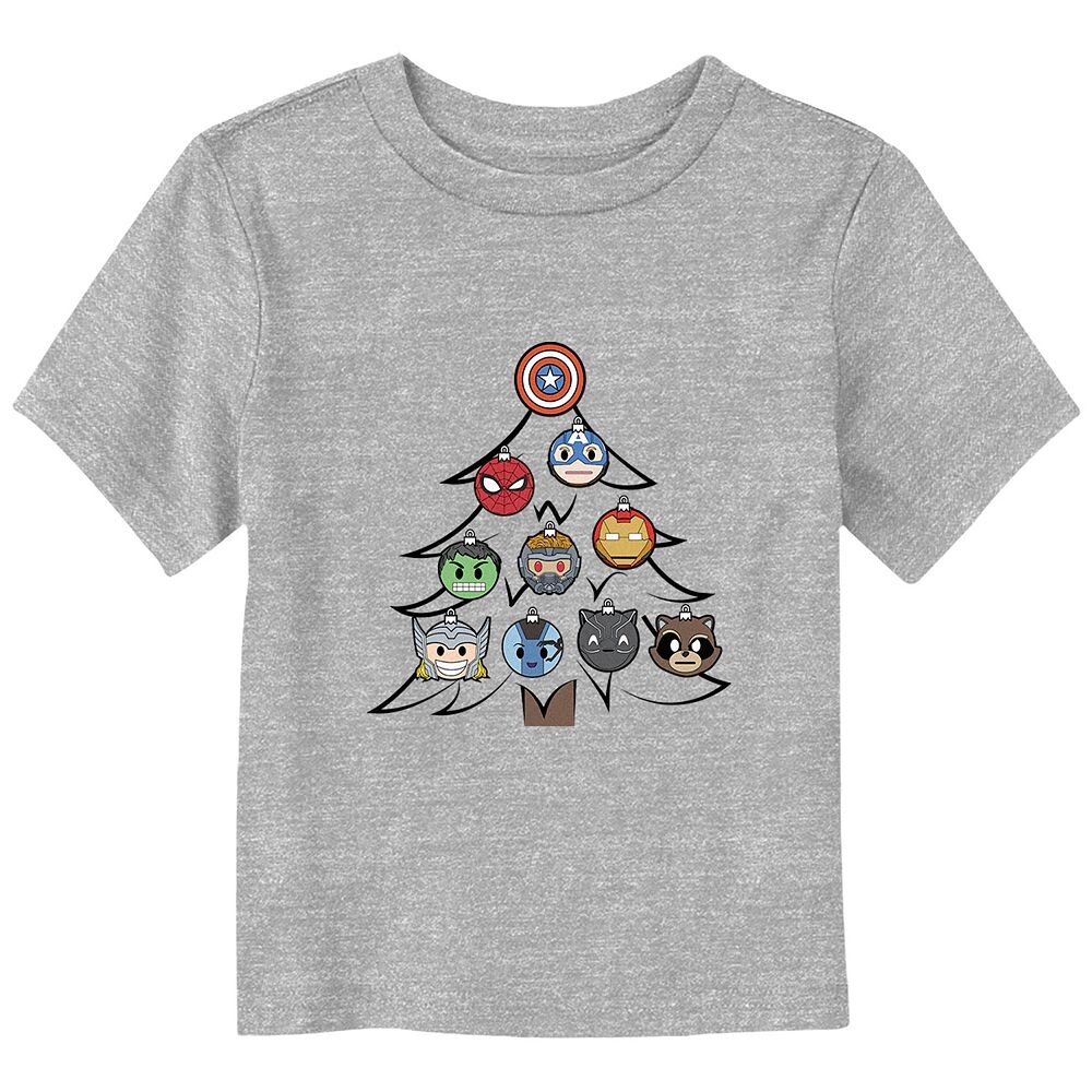 Футболка с рождественскими украшениями и рисунком «Мстители Marvel» для маленьких мальчиков, цвет Athletic Heather
Футболка с рождественскими украшениями и рисунком «Мстители Marvel» для маленьких мальчиков, цвет Athletic Heather