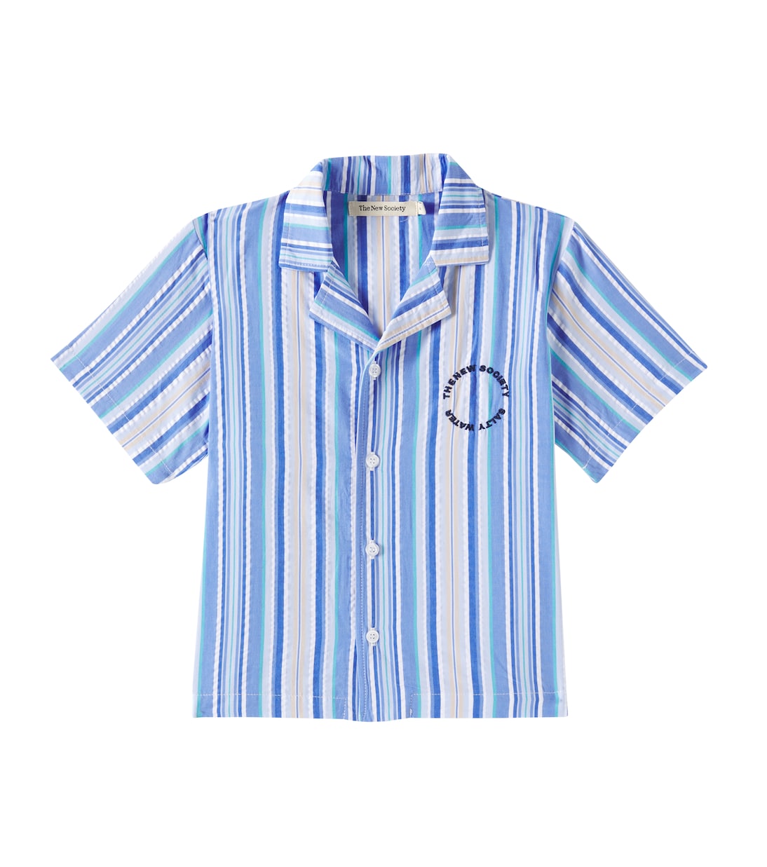 Полосатая хлопковая рубашка Tebas The New Society, Powder Blue
Полосатая хлопковая рубашка Tebas The New Society, Powder Blue