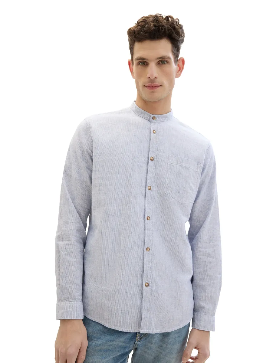 TOM TAILOR рубашка с длинными рукавами и полосатым узором, цвет Blue Fine Stripe
TOM TAILOR рубашка с длинными рукавами и полосатым узором, цвет Blue Fine Stripe