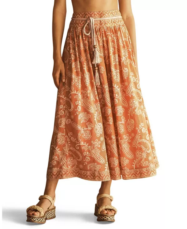 Юбка-Миди Buta с поясом и заниженной талией Aur Oceà, коричневый
Юбка-Миди Buta с поясом и заниженной талией Aur Oceà, коричневый