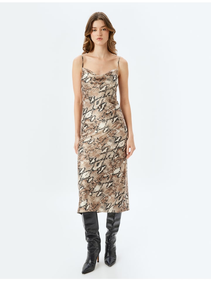 KOTON Бежевое платье с узором
KOTON Бежевое платье с узором