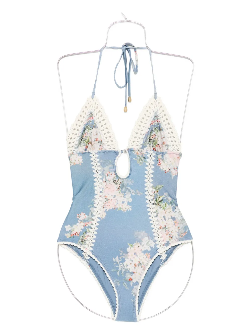 Купальник с каскадной вязкой крючком ZIMMERMANN, синий
Купальник с каскадной вязкой крючком ZIMMERMANN, синий