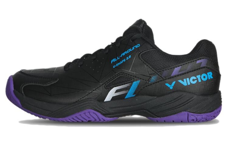 Бадминтонные туфли унисекс с низким верхом черного цвета Victor
Бадминтонные туфли унисекс с низким верхом черного цвета Victor