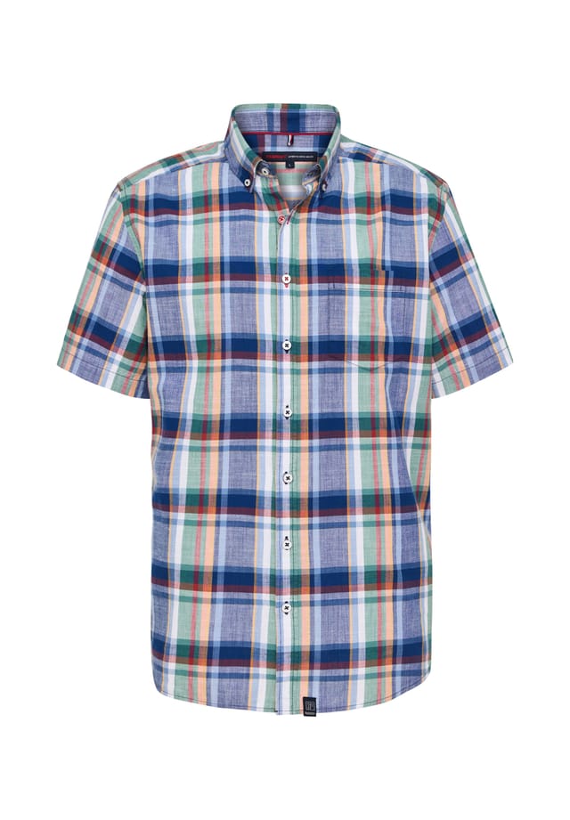 Повседневная рубашка с короткими рукавами из чистого хлопка. Paddock'S, синий
Повседневная рубашка с короткими рукавами из чистого хлопка. Paddock'S, синий