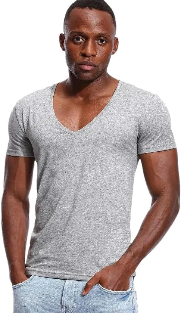 Мужская летняя футболка с V-образным вырезом и короткими рукавами XZQYJKP
Мужская летняя футболка с V-образным вырезом и короткими рукавами XZQYJKP