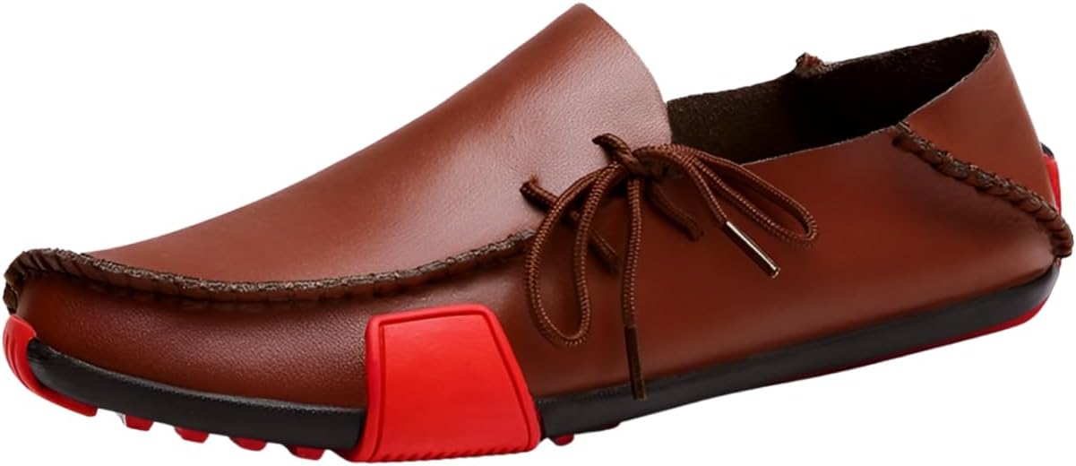 Мужские широкие лоферы Santimon, повседневные туфли на скользящей подошве, удобные мокасины, коричневый
Мужские широкие лоферы Santimon, повседневные туфли на скользящей подошве, удобные мокасины, коричневый