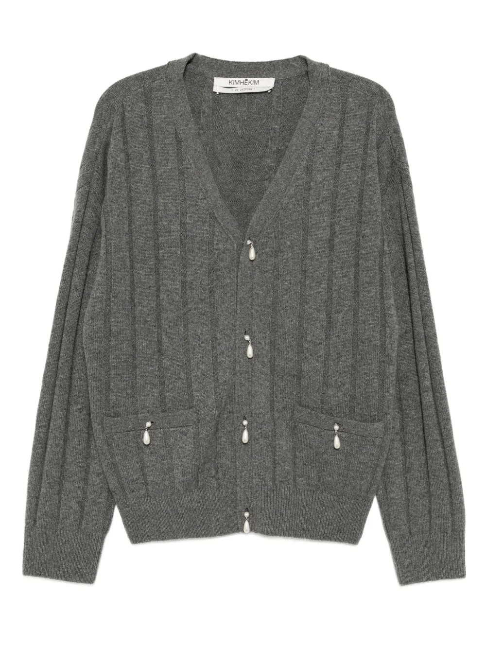 Кардиган с декоративным жемчугом Kimhekim, серый
Кардиган с декоративным жемчугом Kimhekim, серый