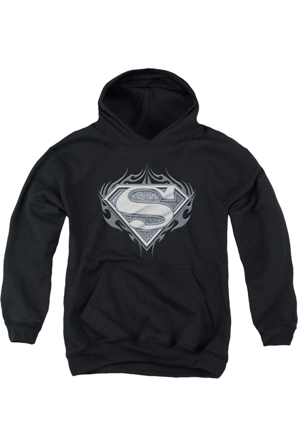 Супермен байкерский худи с металлическим принтом для молодежи Gildan, черный
Супермен байкерский худи с металлическим принтом для молодежи Gildan, черный