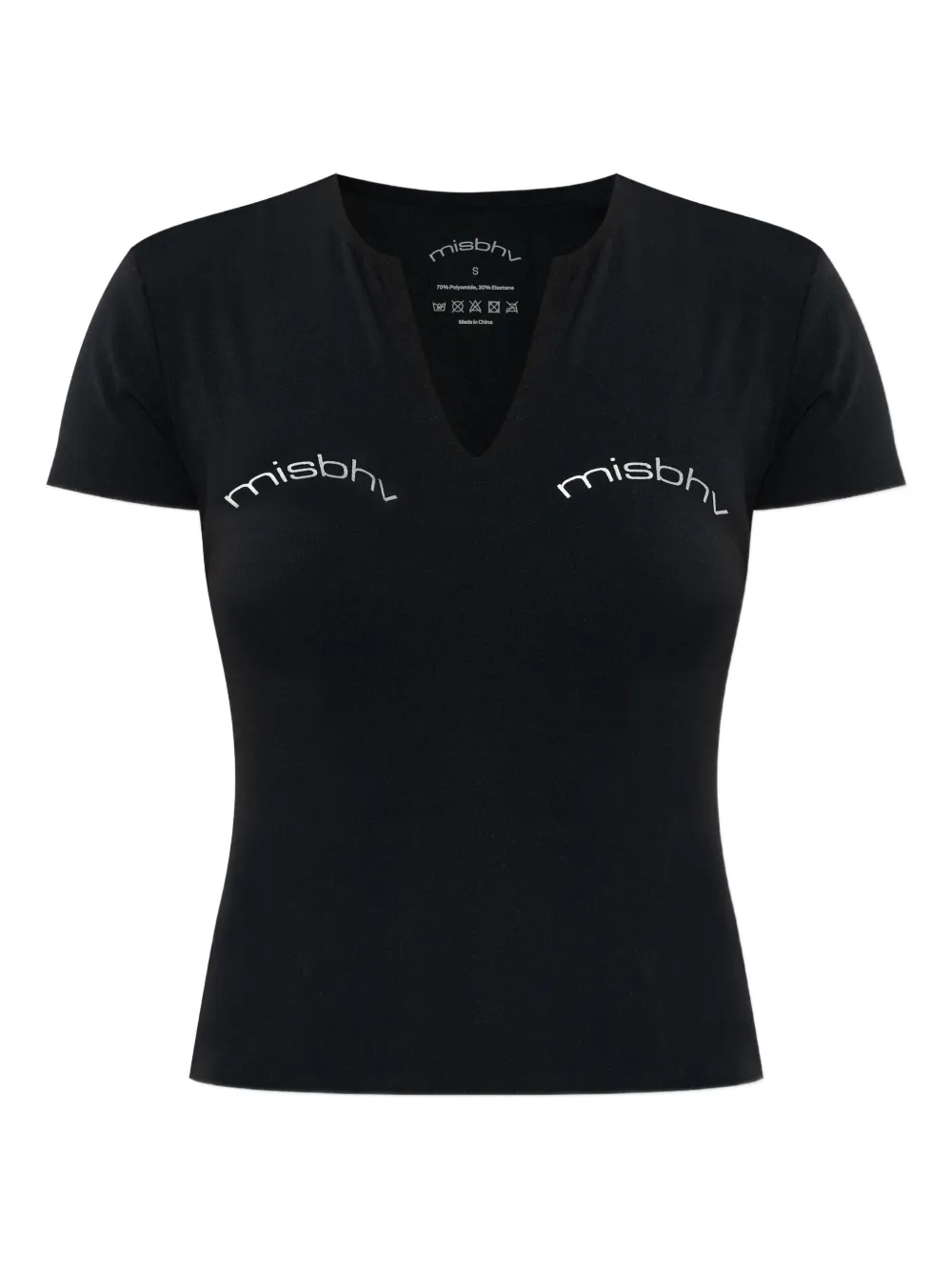 Футболка с V-образным вырезом и логотипом MISBHV, черный
Футболка с V-образным вырезом и логотипом MISBHV, черный