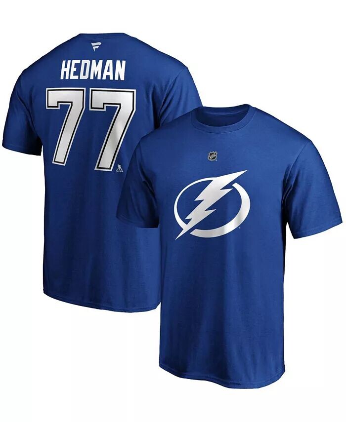 Мужская футболка Victor Hedman Blue Tampa Bay Lightning с аутентичным именем и номером команды Fanatics
Мужская футболка Victor Hedman Blue Tampa Bay Lightning с аутентичным именем и номером команды Fanatics