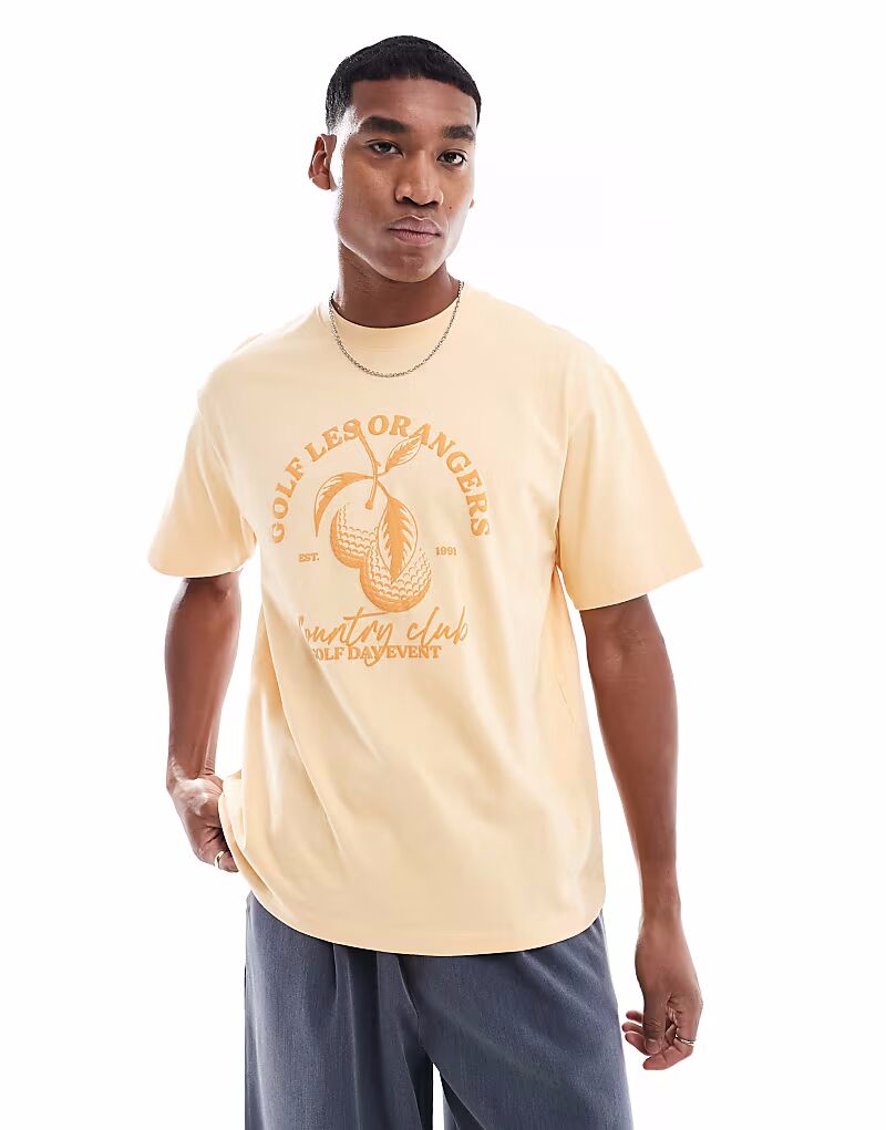 Pull&Bear - Футболка с принтом в виде гольфа светло-оранжевого цвета
Pull&Bear - Футболка с принтом в виде гольфа светло-оранжевого цвета