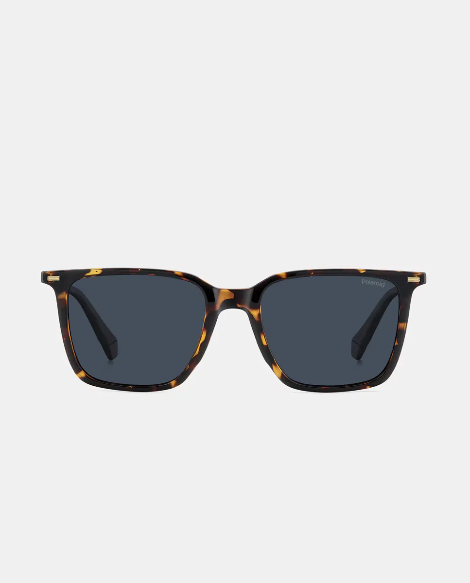 Квадратные женские солнцезащитные очки из полиамида с поляризованными линзами Polaroid, коричневый 
Квадратные женские солнцезащитные очки из полиамида с поляризованными линзами Polaroid, коричневый