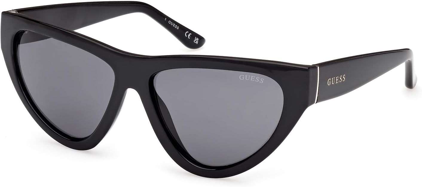 GUESS пластиковые солнцезащитные очки cat-eye, Black
GUESS пластиковые солнцезащитные очки cat-eye, Black