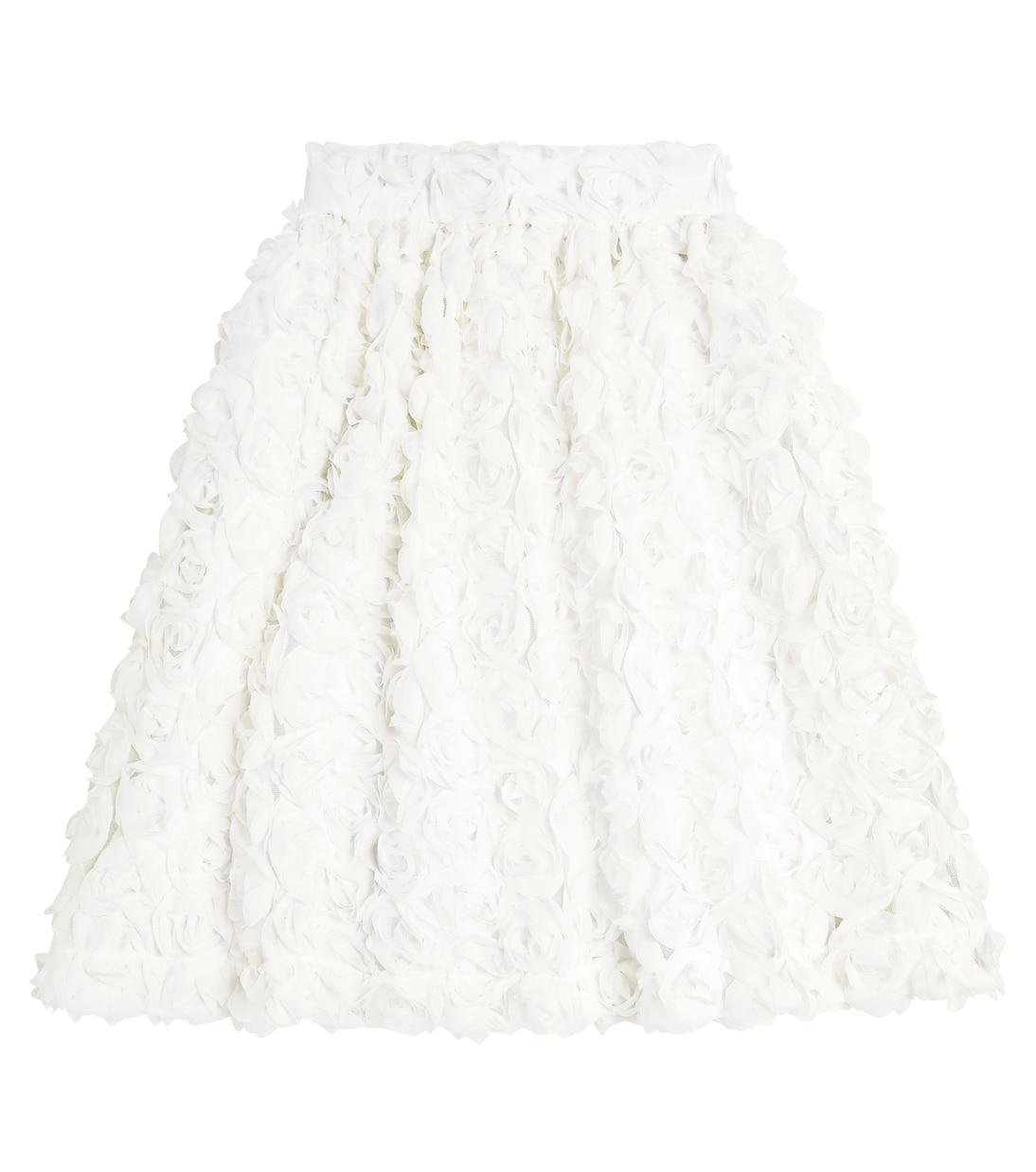 Юбка из тюля с цветочной аппликацией, расклешенная Caroline Bosmans, белый
Юбка из тюля с цветочной аппликацией, расклешенная Caroline Bosmans, белый
