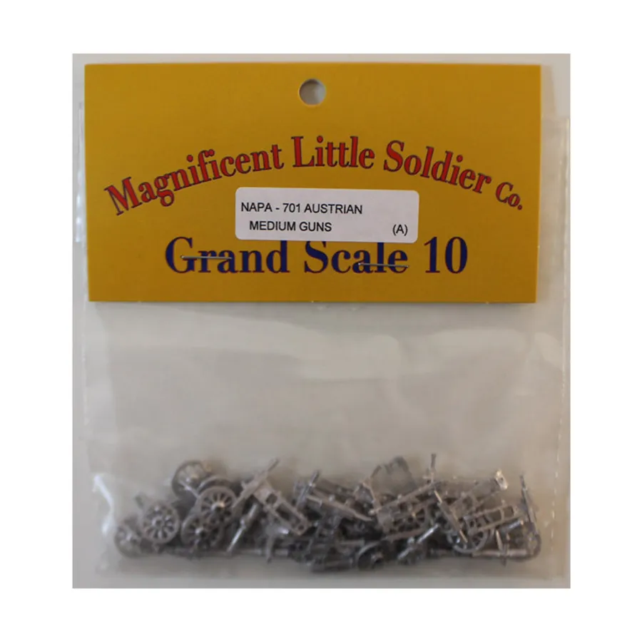 Австрийские средние пушки, Napoleonic - Austrians (10mm)
Австрийские средние пушки, Napoleonic - Austrians (10mm)